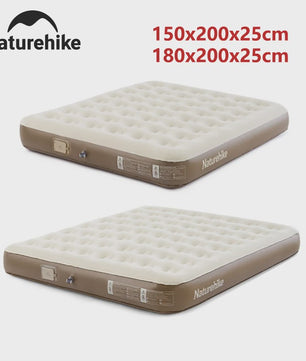Naturehike 2-3 Persoons Camping Luchtbed met Ingebouwde Pomp - 25cm Dik