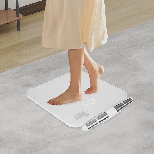 8 Elektroden Smart Personenweegschaal Wit - Bluetooth Body Composition Monitor