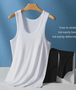Comfortabel Heren Basic Katoen Tanktop - Slim Fit & Ademend