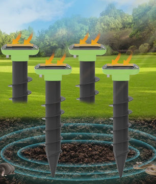 Solar Ongedierteverjager met Ultrasone Pulsen - Waterdicht (IP66) & Solar-Powered