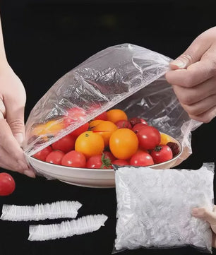 Wegwerp Voedselhoezen - Elastische Plastic Zakjes voor Beker, Kom en Keuken - Vershoud Folie (20-500 stuks)