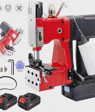 Draagbare Elektrische Naaimachine 21V - Snel, Automatisch, Incl. 2 Batterijen