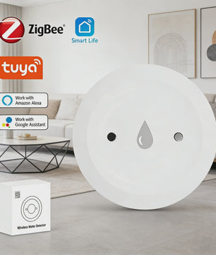 Tuya ZigBee Waterlekdetector - Slimme Alarm voor Keuken & Badkamer