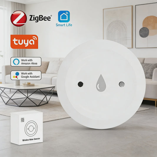 Tuya ZigBee Waterlekdetector - Slimme Alarm voor Keuken & Badkamer