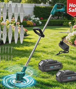 Accu Grastrimmer met Verstelbare Kop - Snoerloos en Lichtgewicht