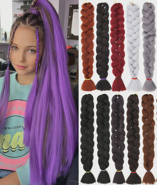 Jumbo Braiding Hair Extensions - 82 inch Synthetisch Vlecht Haar voor Box Braids & Twist