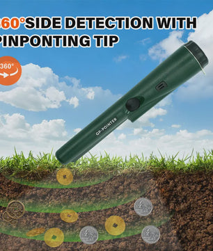 Draagbare Metaaldetector Pinpointer - Waterdicht, 360° Scanning & LED Verlichting