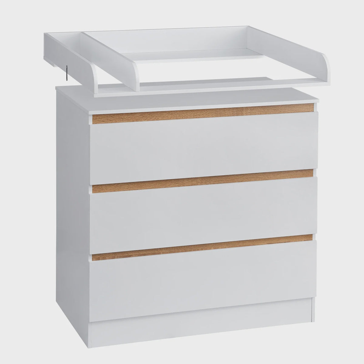 Moderne Commode met 3 Lades - Babykamer Meubel, Nachtkastje & Opbergkast