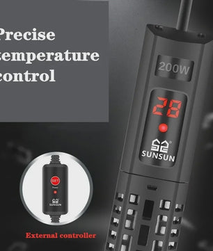 Aquarium Verwarmer met LCD Display - Instelbare Temperatuur & Thermostaat