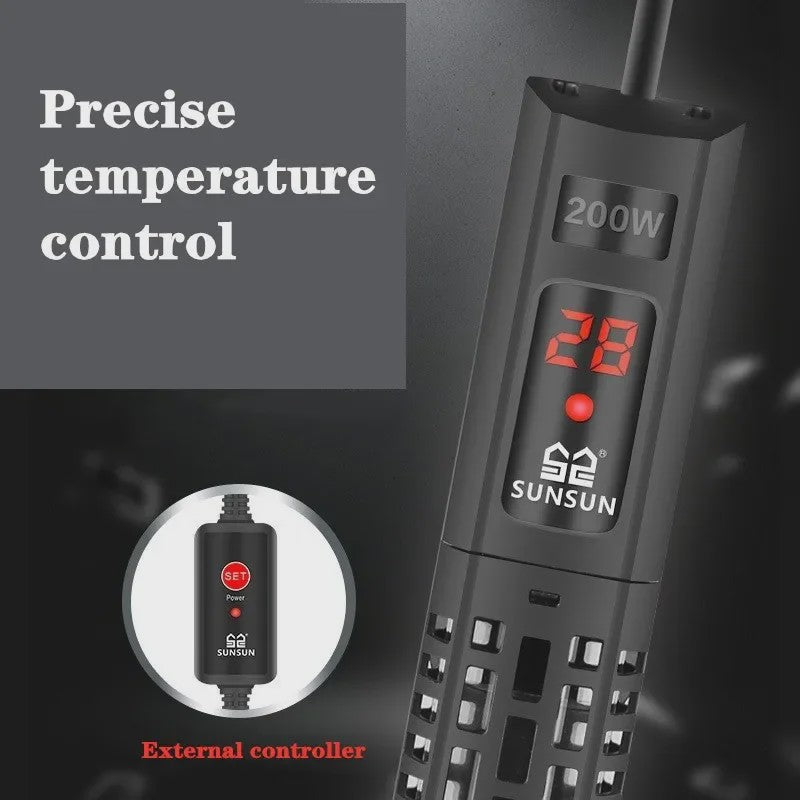 Aquarium Verwarmer met LCD Display - Instelbare Temperatuur & Thermostaat
