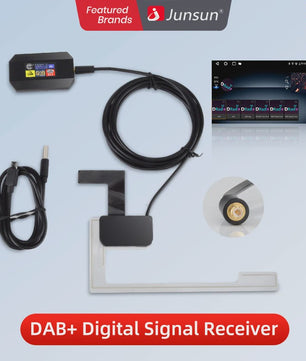 DAB+ Radio Antenne met USB Adapter voor Auto Android Radio - Junsun Compatibel