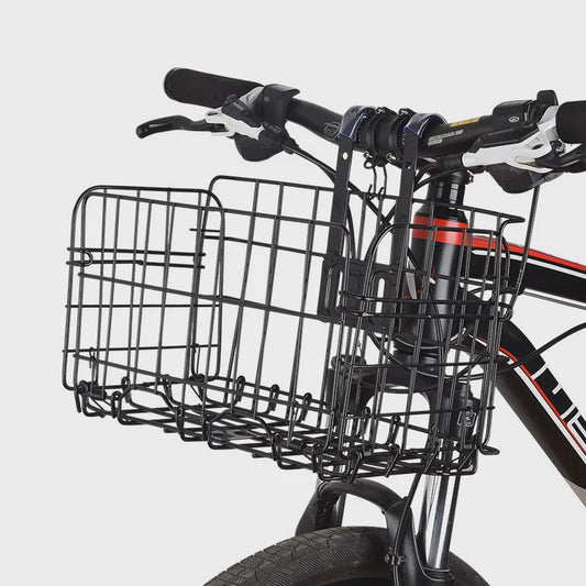 Vouwbare Fietsmand - Voor- en Achtermand - Duurzaam Staal - Mountainbike Accessoire