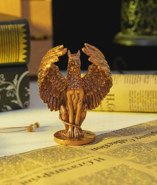 Mythologische Griffioen Beeldje - Uniek Hars Ambacht voor Bureau of Woondecoratie
