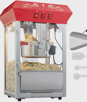 Professionele Popcorn Machine 8oz - Snel & Makkelijk Popcorn Maken
