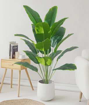 Grote Kunstpalmboom Tropisch - Realistische Nep Plant met Monstera Bladeren