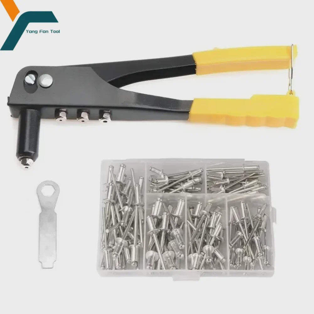 Heavy Duty Handklinknageltang 10 Inch - Professionele Metaal Klinknagel Kit voor Reparatie