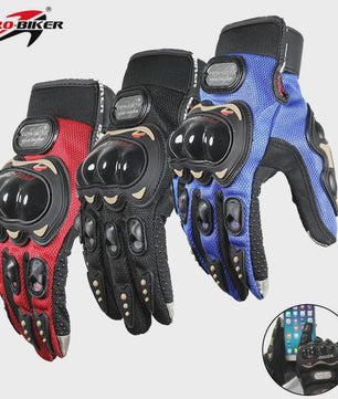 Pro-Biker Motorhandschoenen: Volledige Vinger, Anti-slip & Ademend voor Race & Fietsen