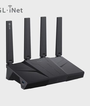 GL.iNet Flint 3 (BE9300) Tri-Band WiFi 7 Router: Ultrahoge Snelheid, Gaming & 5x 2.5G Poorten