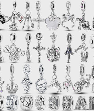 925 Sterling Zilver Bedels voor Armband - Bow, Kruis, Levensboom - DIY Sieraden