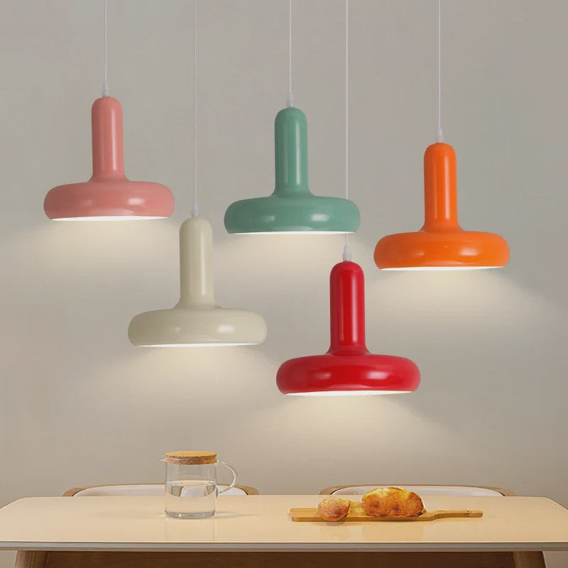 Moderne Paddenstoel Hanglamp Cream Style - Sfeervolle Verlichting voor Slaapkamer & Hotel