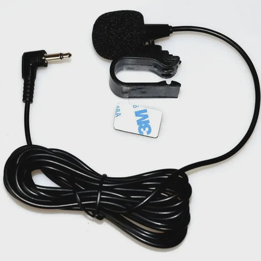 Externe Auto Microfoon met 3.5mm Jack - Clip-on voor Auto DVD Radio & Professionals
