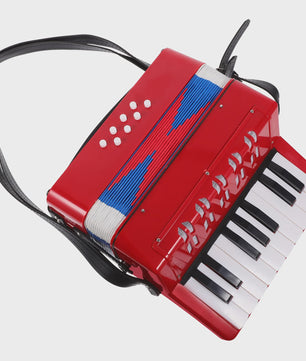 Rode Kinderaccordeon - Leerzame Muziekinstrument voor Beginners