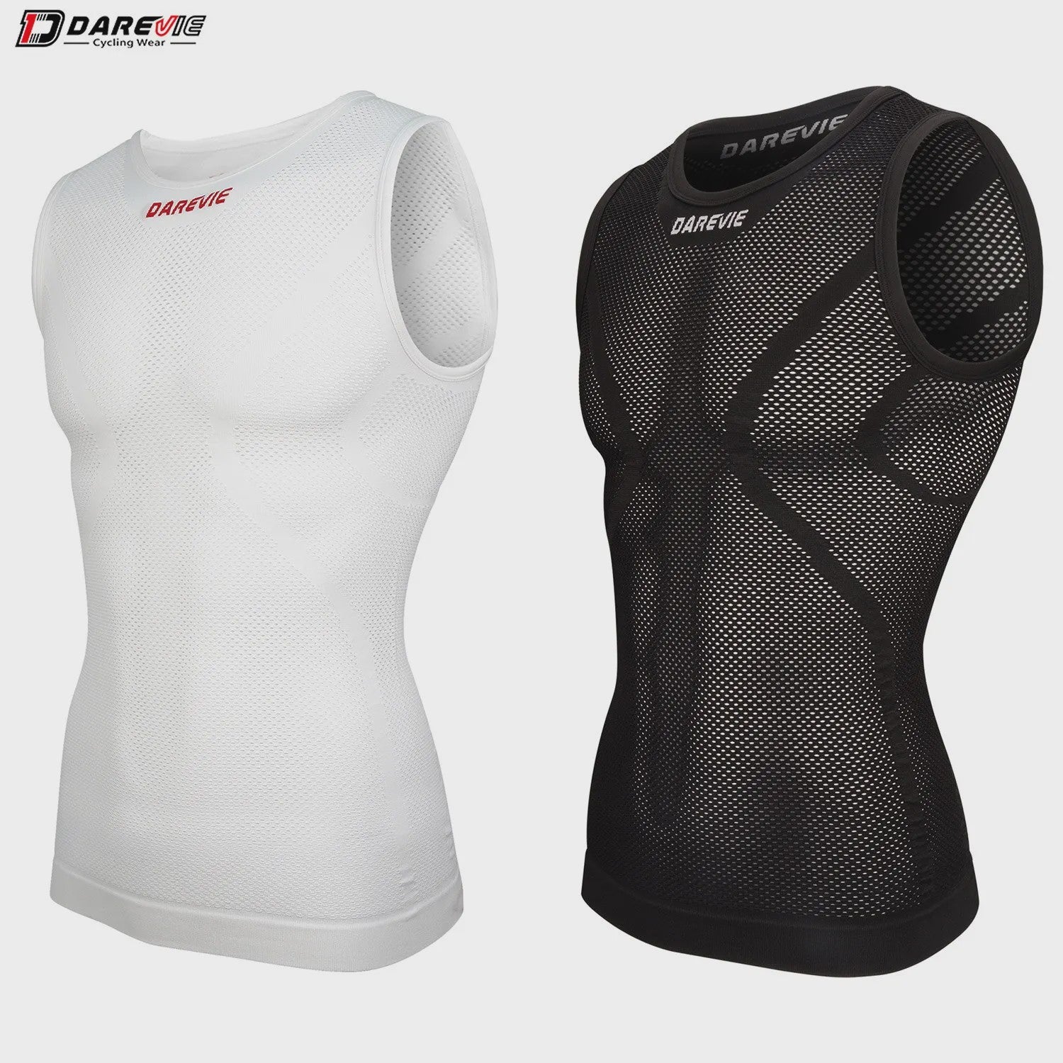 DAREVIE Seamless Fiets Onderlaag - Ademend & Compressie voor Heren en Dames