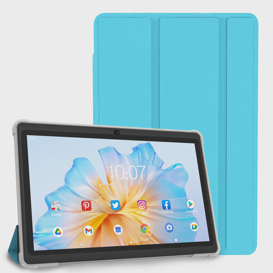 Pritom 7 Inch Tablet PC met Android 13, 4GB RAM, 32GB ROM en Lederen Hoes