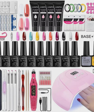 Complete Gel Nagellak Set met UV Lamp & Elektrische Vijl