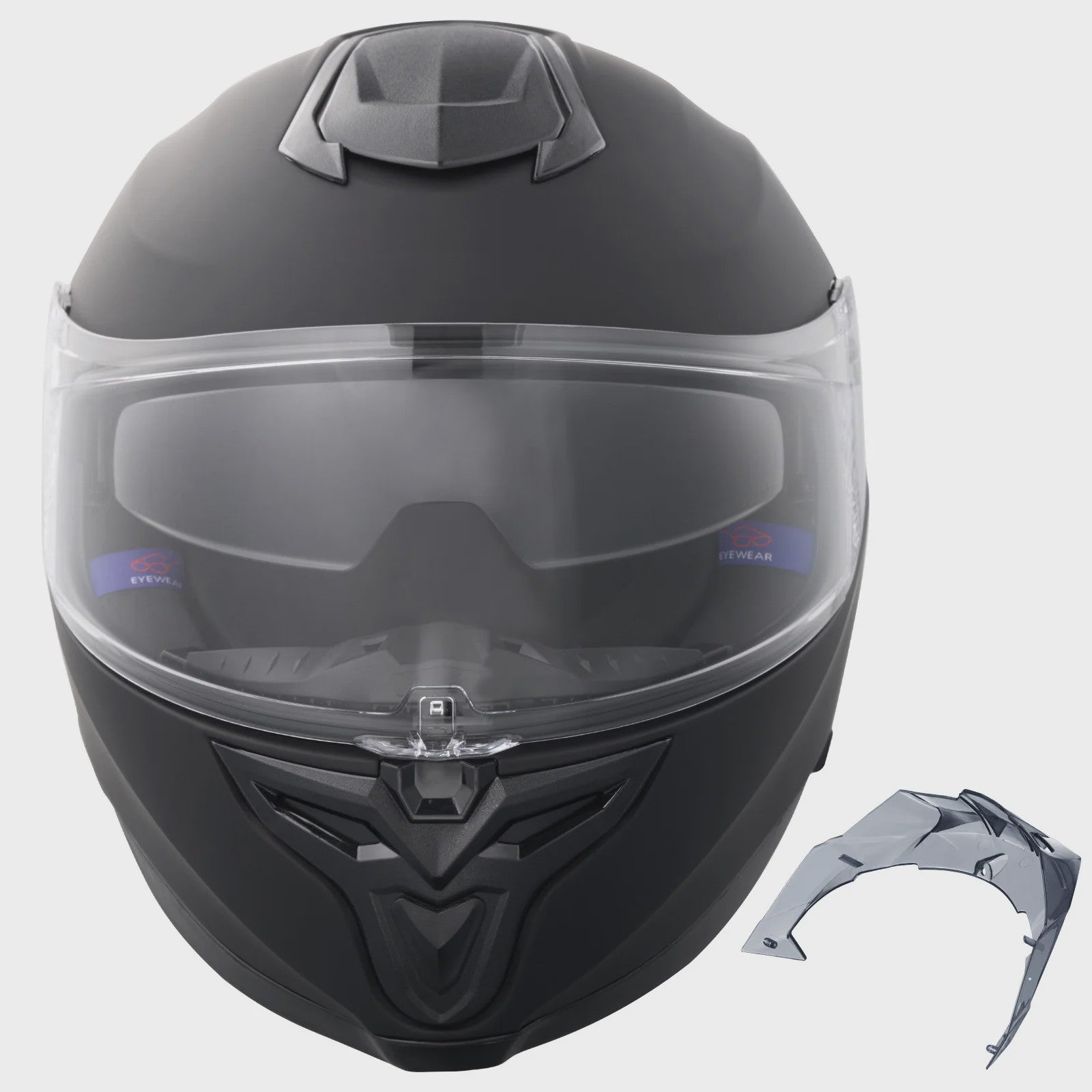 Full Face Motorhelm met Bluetooth Slot & Verwisselbare Lens - Veilig & Comfortabel voor Volwassenen