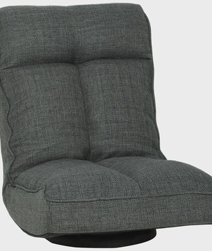 Opvouwbare Vloerstoel met 360° Draaifunctie en Verstelbare Rugleuning - Comfortabele Fauteuil voor Woonkamer
