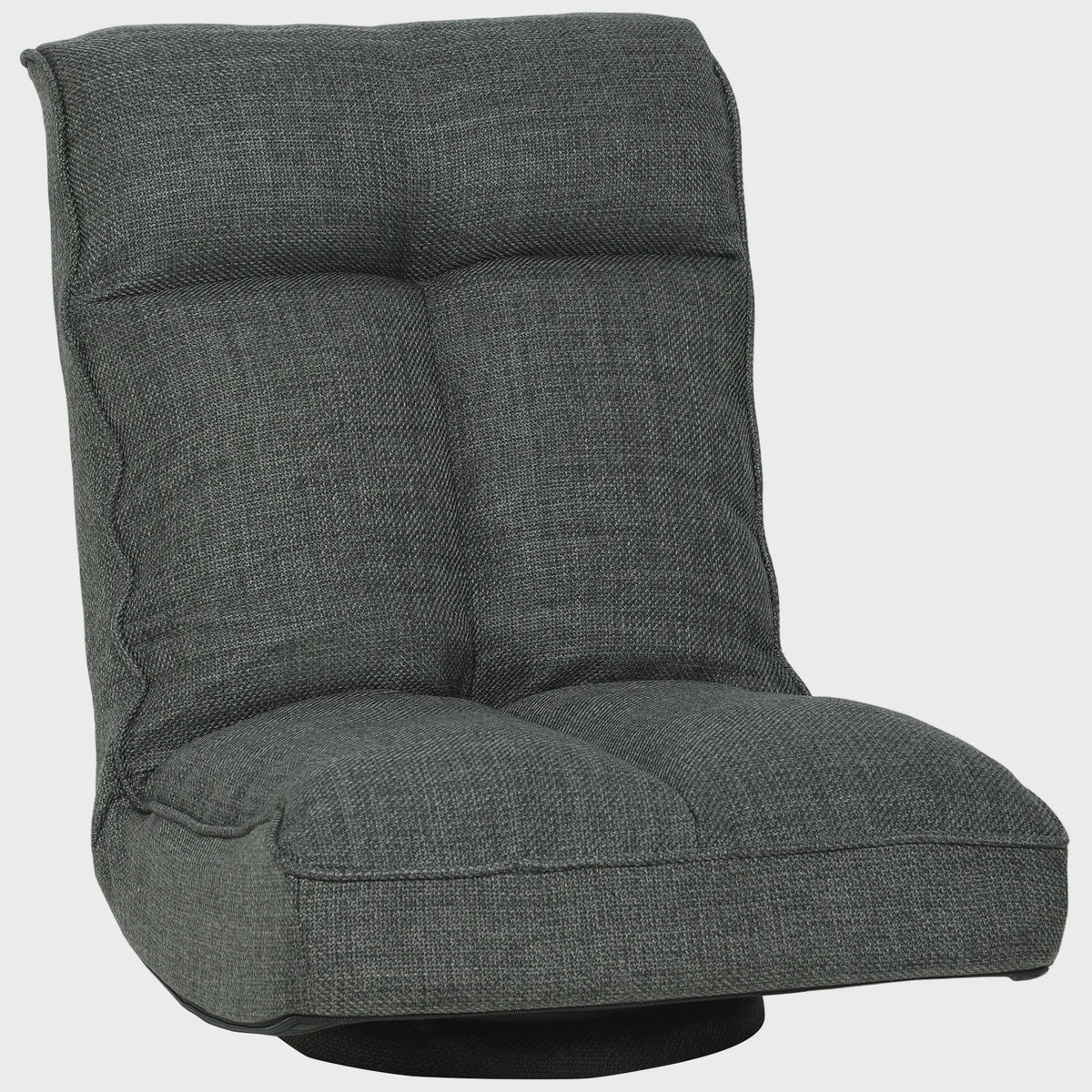 Opvouwbare Vloerstoel met 360° Draaifunctie en Verstelbare Rugleuning - Comfortabele Fauteuil voor Woonkamer
