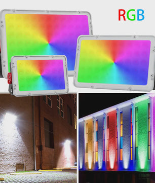 RGB LED Buitenlamp Floodlight 50W/100W/200W - Waterdicht IP66 - Tuin & Straatverlichting