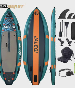 SEA BEAST 335CM Opblaasbare Vis Kajak - Complete Set met Stoel