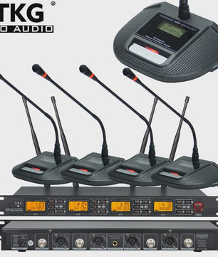TKG UR4000C UHF Draadloos Microfoon Systeem voor Vergaderingen en Conferenties