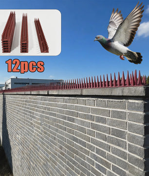 12x Vogelwering Prikkers ABS Kunststof - 50cm Per Stuk, Eenvoudige Installatie, Tegen Duiven, Kraaien, Katten & Eekhoorns