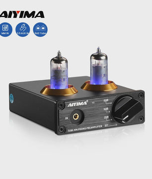 AIYIMA T3 HiFi Vacuum Tube Phono Preamplifier voor Platenspeler