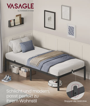 VASAGLE Metalen Bedframe - Modern, Stijlvol en Ruimtebesparend