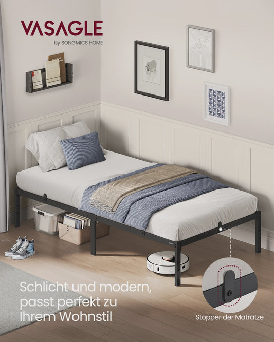 VASAGLE Metalen Bedframe - Modern, Stijlvol en Ruimtebesparend