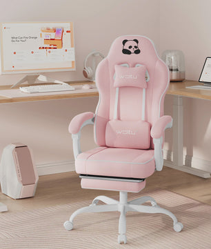 Ergonomische Gaming Stoel met Voetensteun - Verstelbaar en Comfortabel