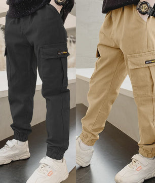 Stoere Cargo Broek voor Jongens (3-14 Jaar) - Slim Fit, Casual & Sportief