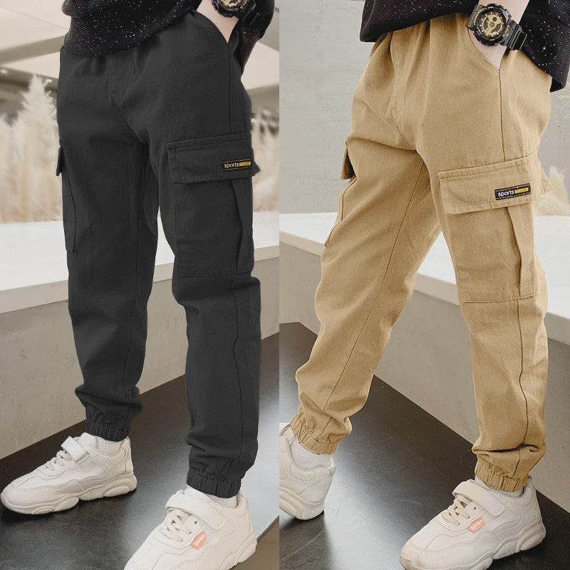 Stoere Cargo Broek voor Jongens (3-14 Jaar) - Slim Fit, Casual & Sportief