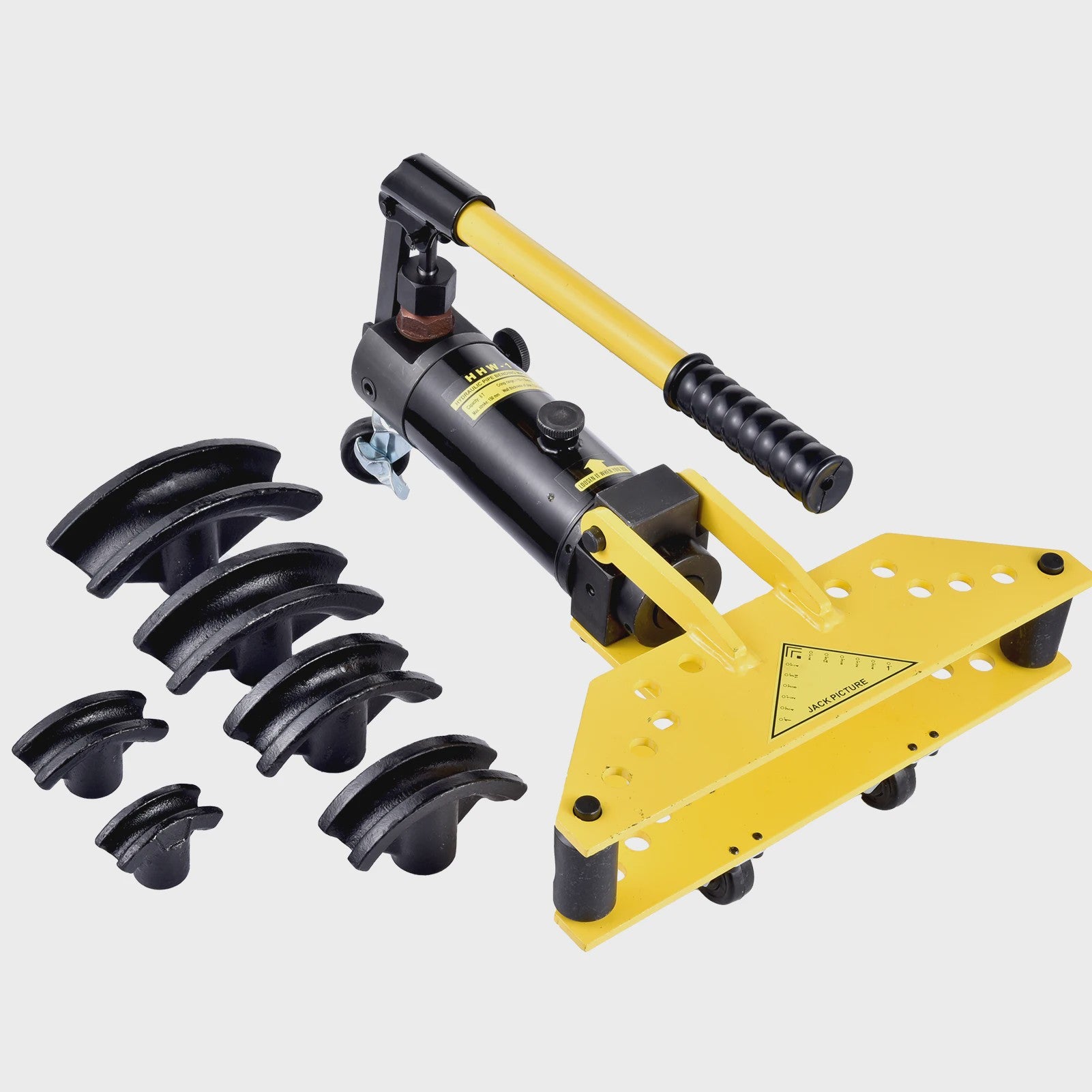 Hydraulische Pijpb kuiten 6T met 6 Mallen en Wielen