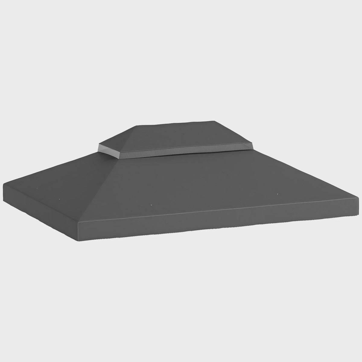 Outsunny Replacement Roof for Gazebo 4X3 m with Double Anti-Uv Roof Gray