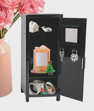 Mini Metal Lockerkastje - Kantoor & Slaapkamer Organizer met Slot