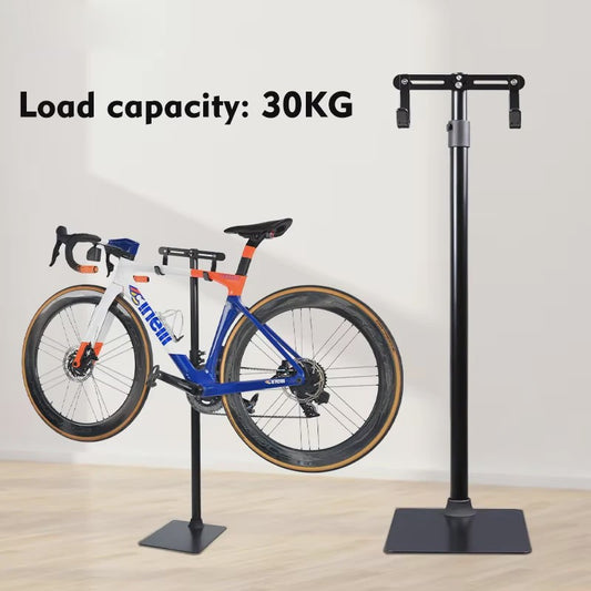 Verstelbare Fiets Parkeerstandaard - Aluminium Alloy Vloerstandaard voor Mountainbikes en Racefietsen
