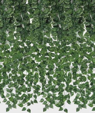 Kunstmatige Klimop Slinger - Groene Nep Plant voor Tuin, Muur, Bruiloft & Feest Decoratie