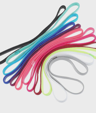 12x Dunne Antislip Sport Hoofdbanden - Elastisch & Comfortabel voor Dames & Heren