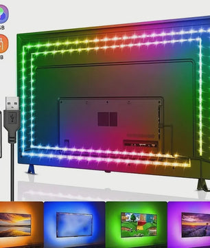 USB LED Strip Verlichting met 3-Key Bediening voor TV & Feestdecoratie