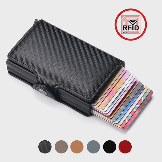 Slimme RFID Card Holder Portemonnee voor Heren - Compact & Veilig